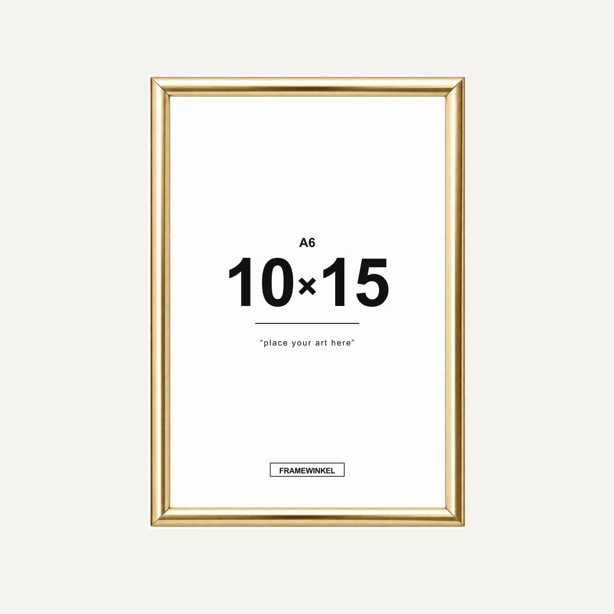 Gouden fotolijst · 10 × 15 cm (A6)
