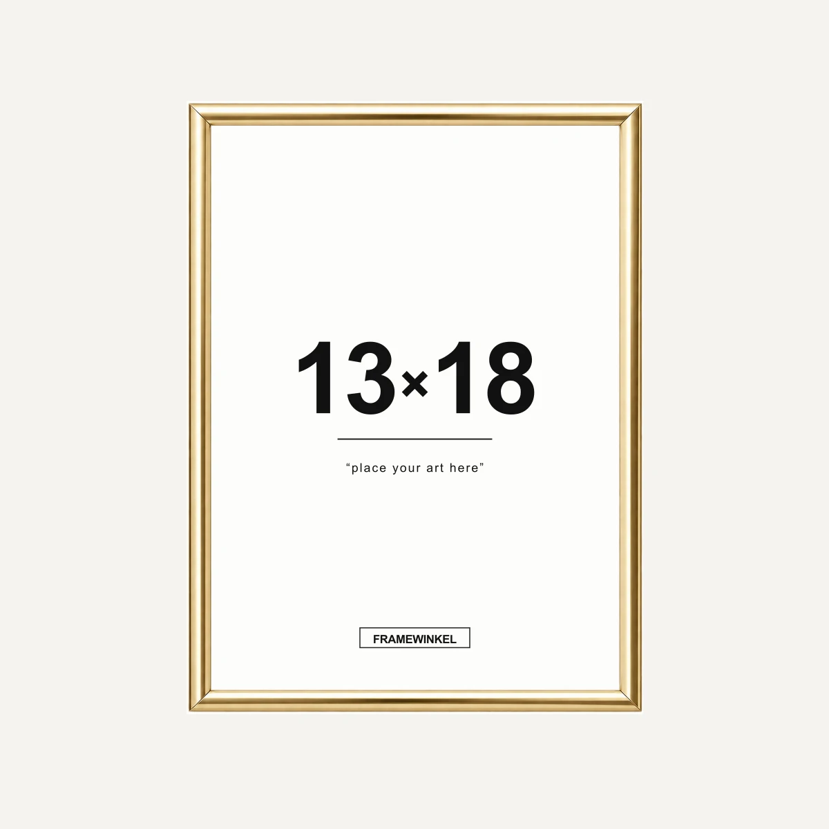 Gouden fotolijst · 13 × 18 cm