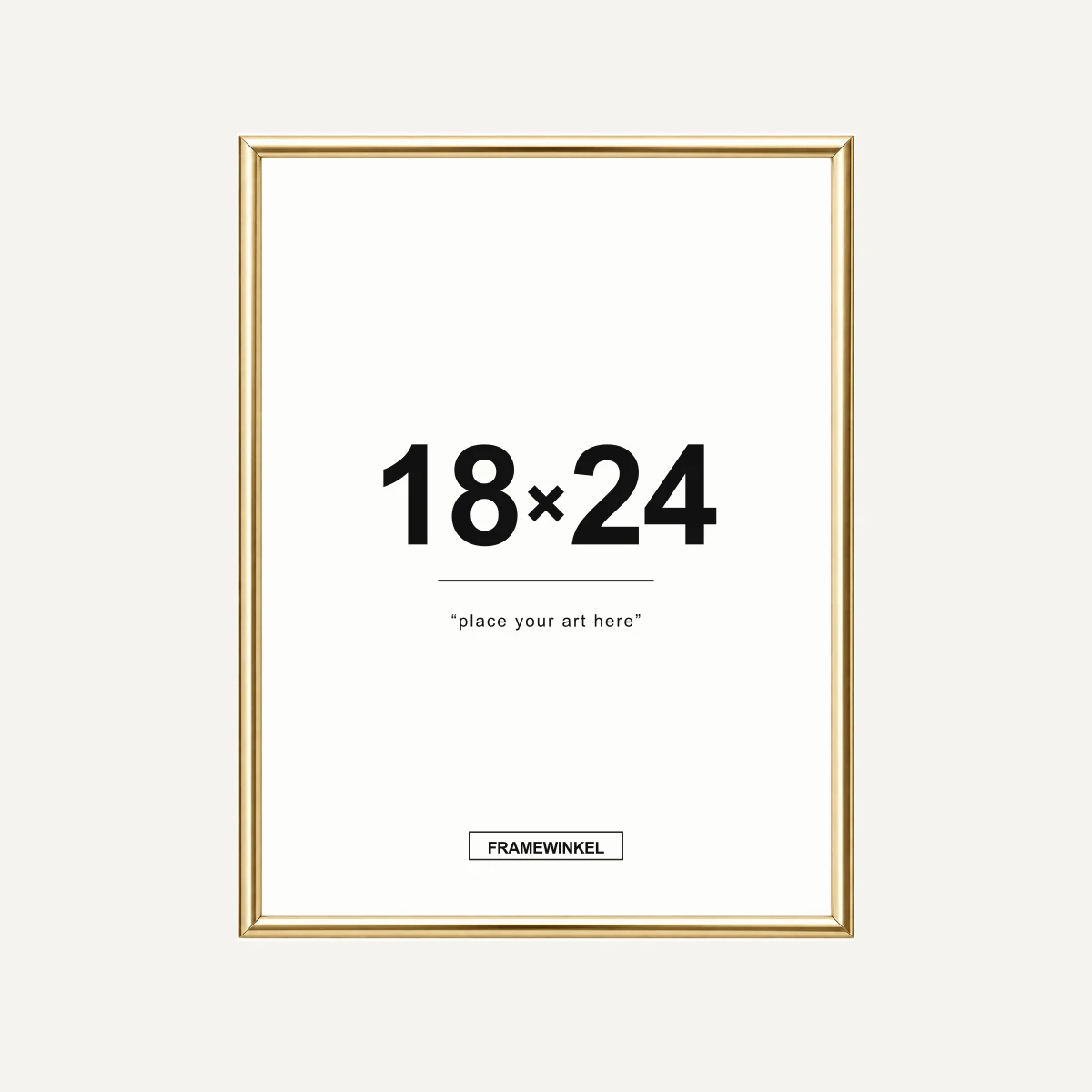 Gouden fotolijst · 18 × 24 cm