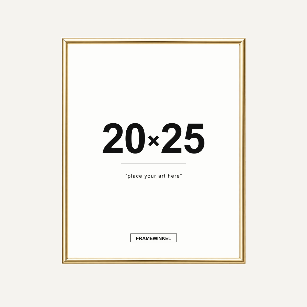 Gouden fotolijst · 20 × 25 cm