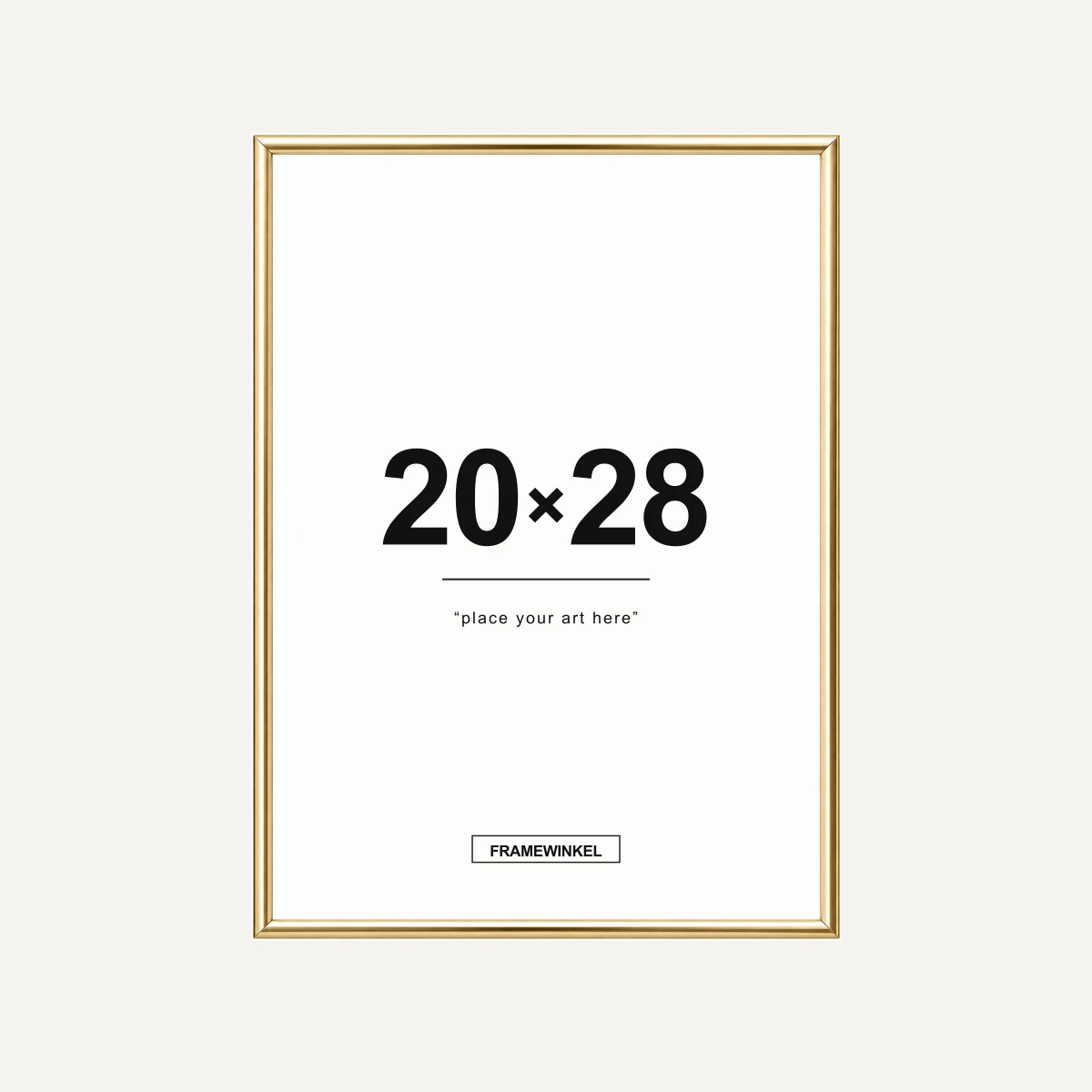 Gouden fotolijst · 20 × 28 cm