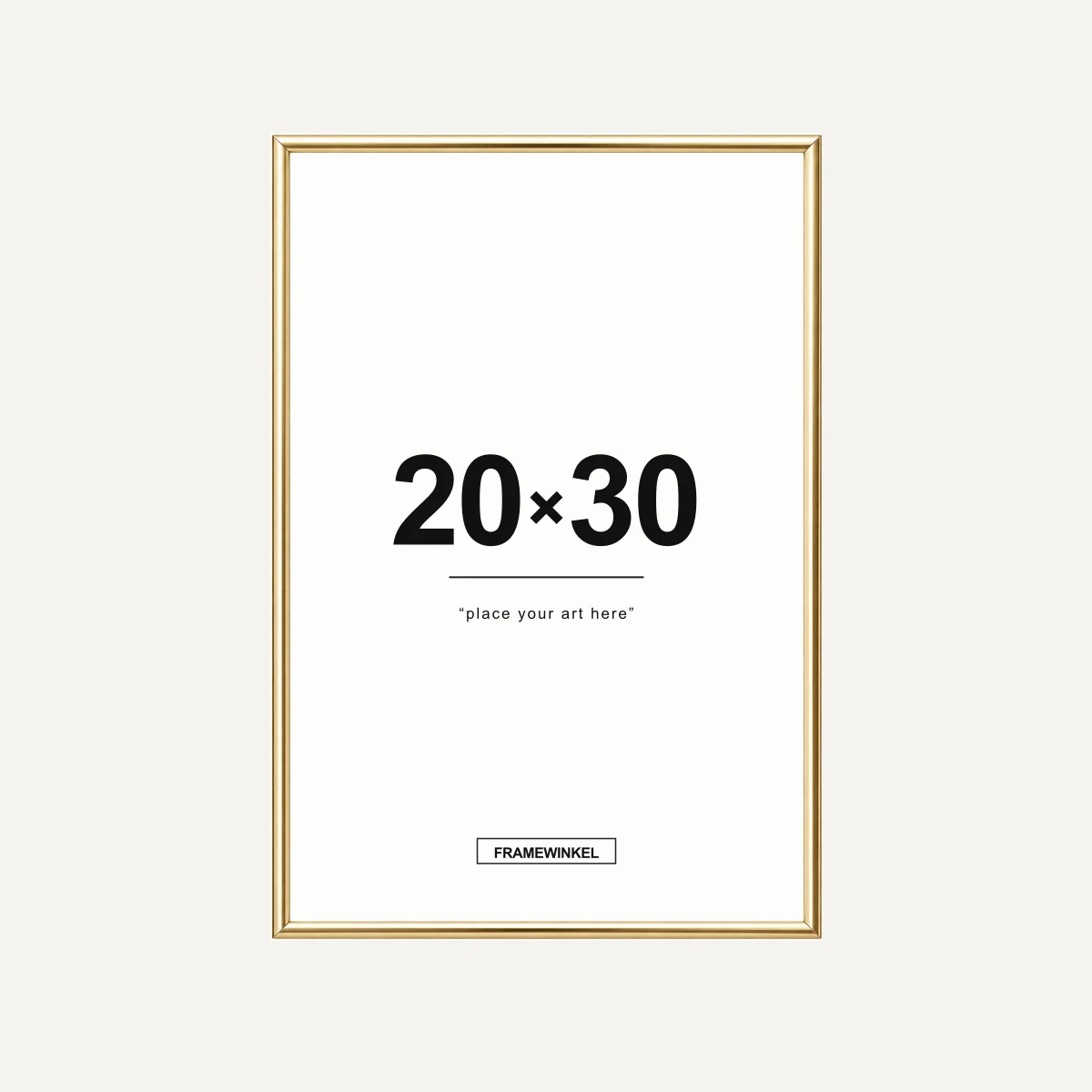 Gouden fotolijst · 20 × 30 cm