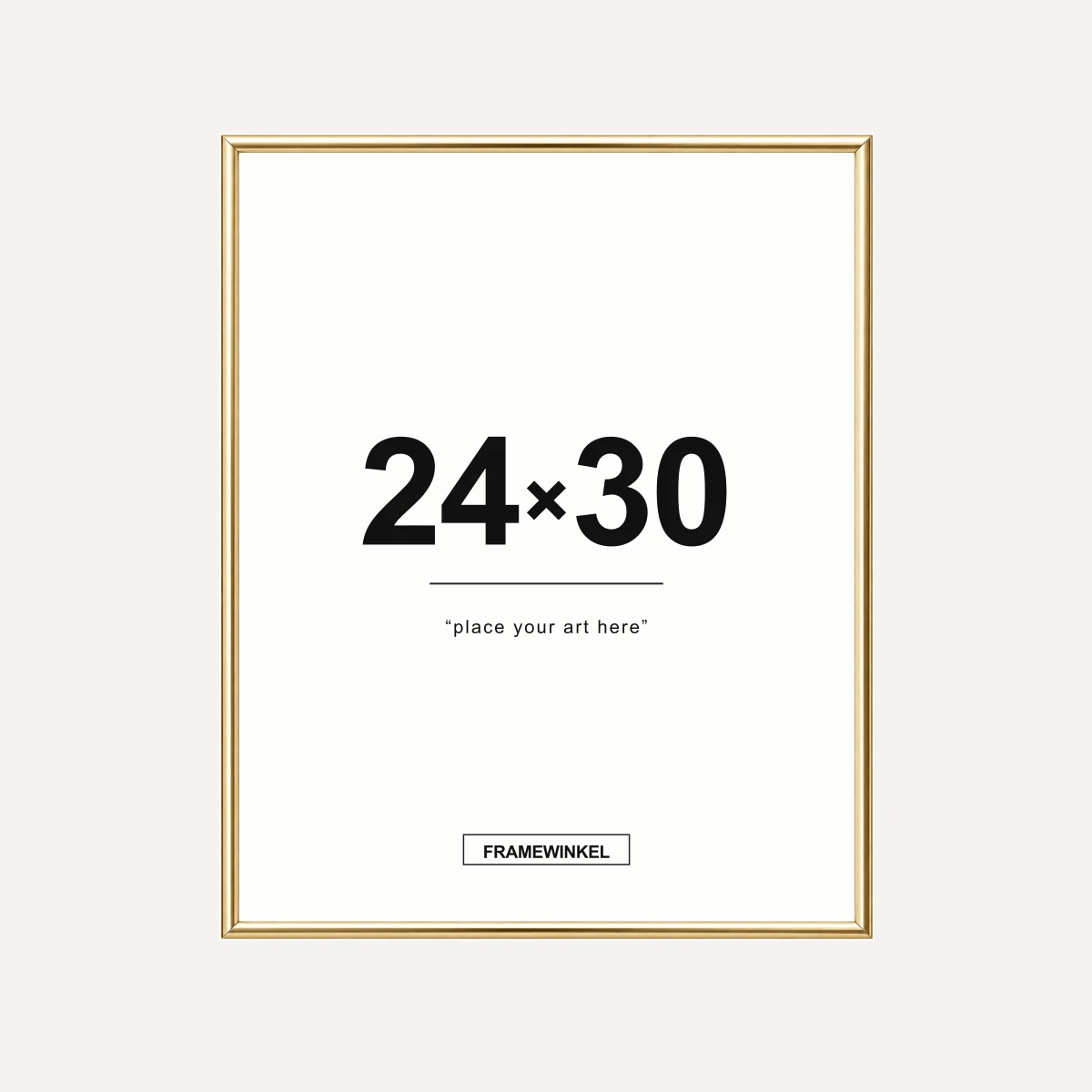Gouden fotolijst · 24 × 30 cm
