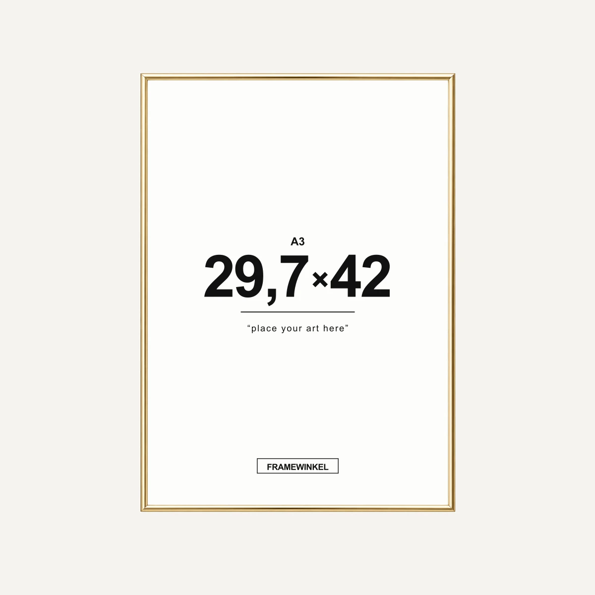 Gouden fotolijst · 29,7 × 42 cm (A3)