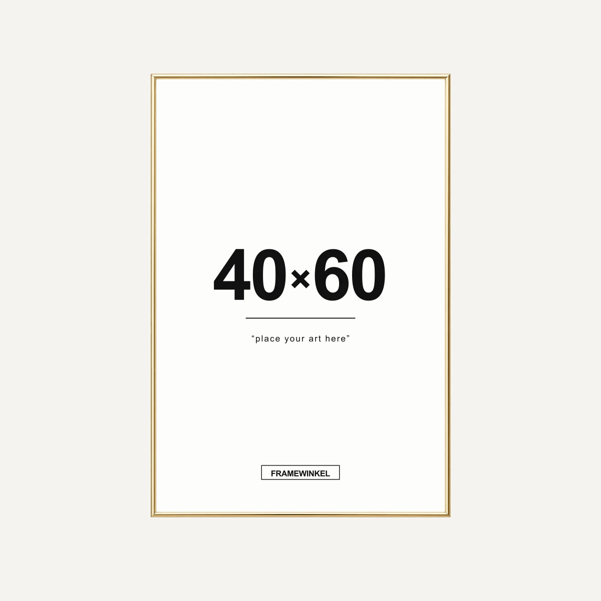 Gouden fotolijst · 40 × 60 cm