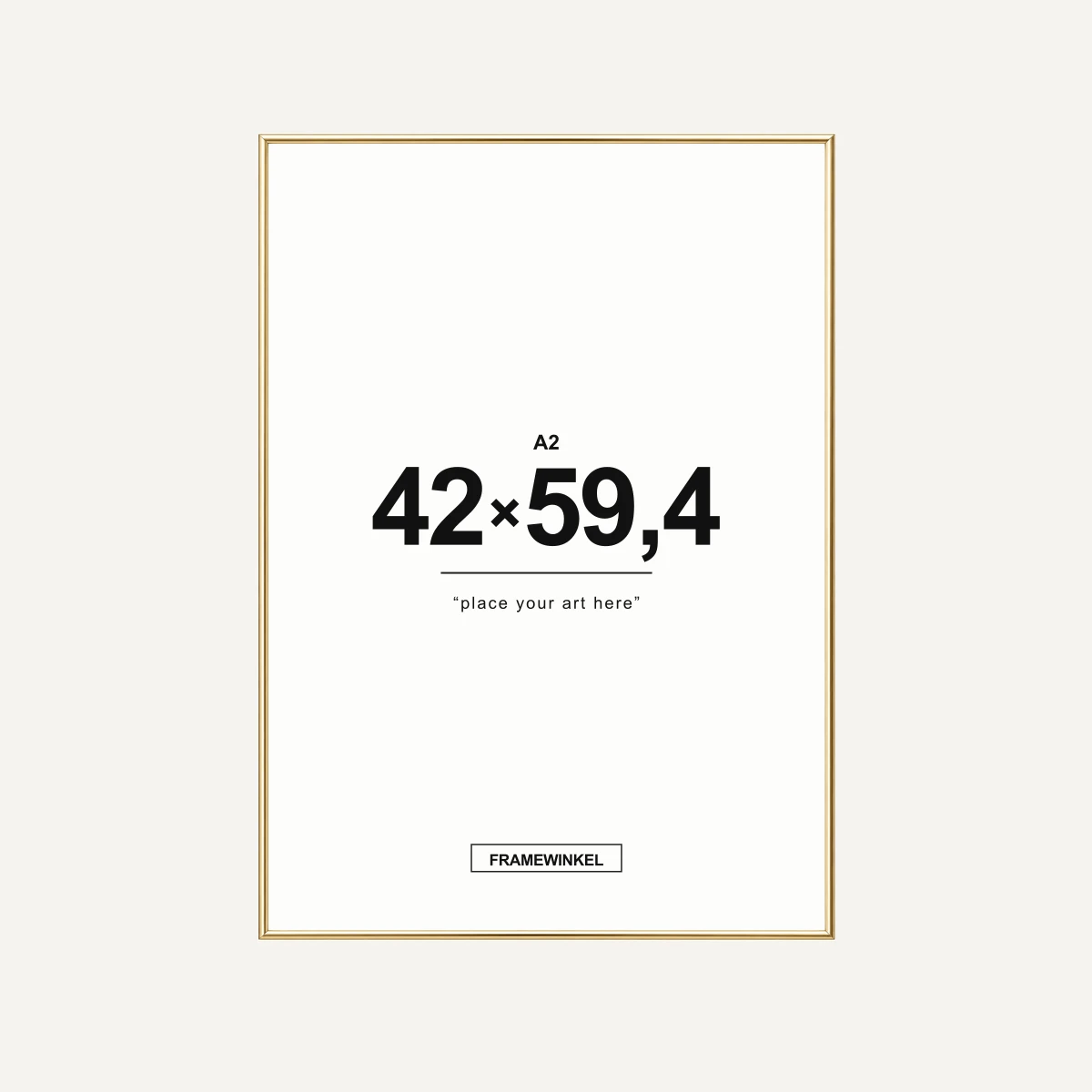 Gouden fotolijst · 42 × 59,4 cm (A2)