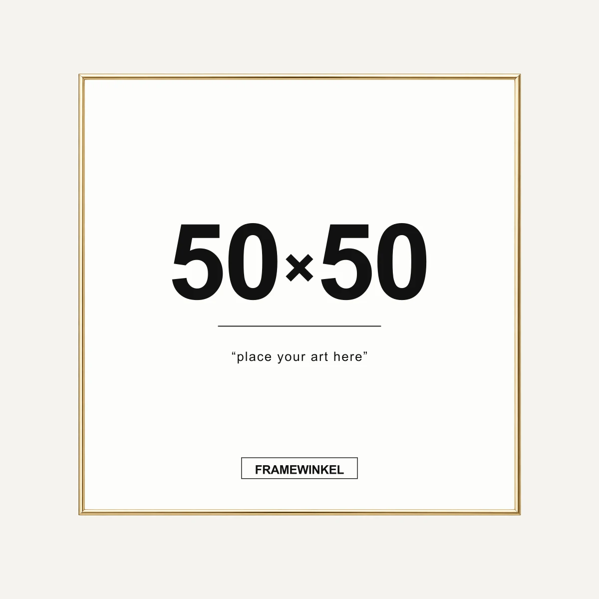 Gouden fotolijst · 50 × 50 cm