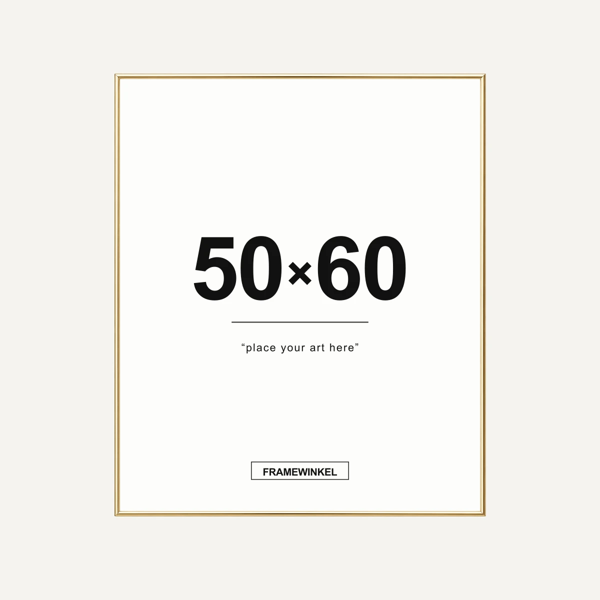Gouden fotolijst · 50 × 60 cm
