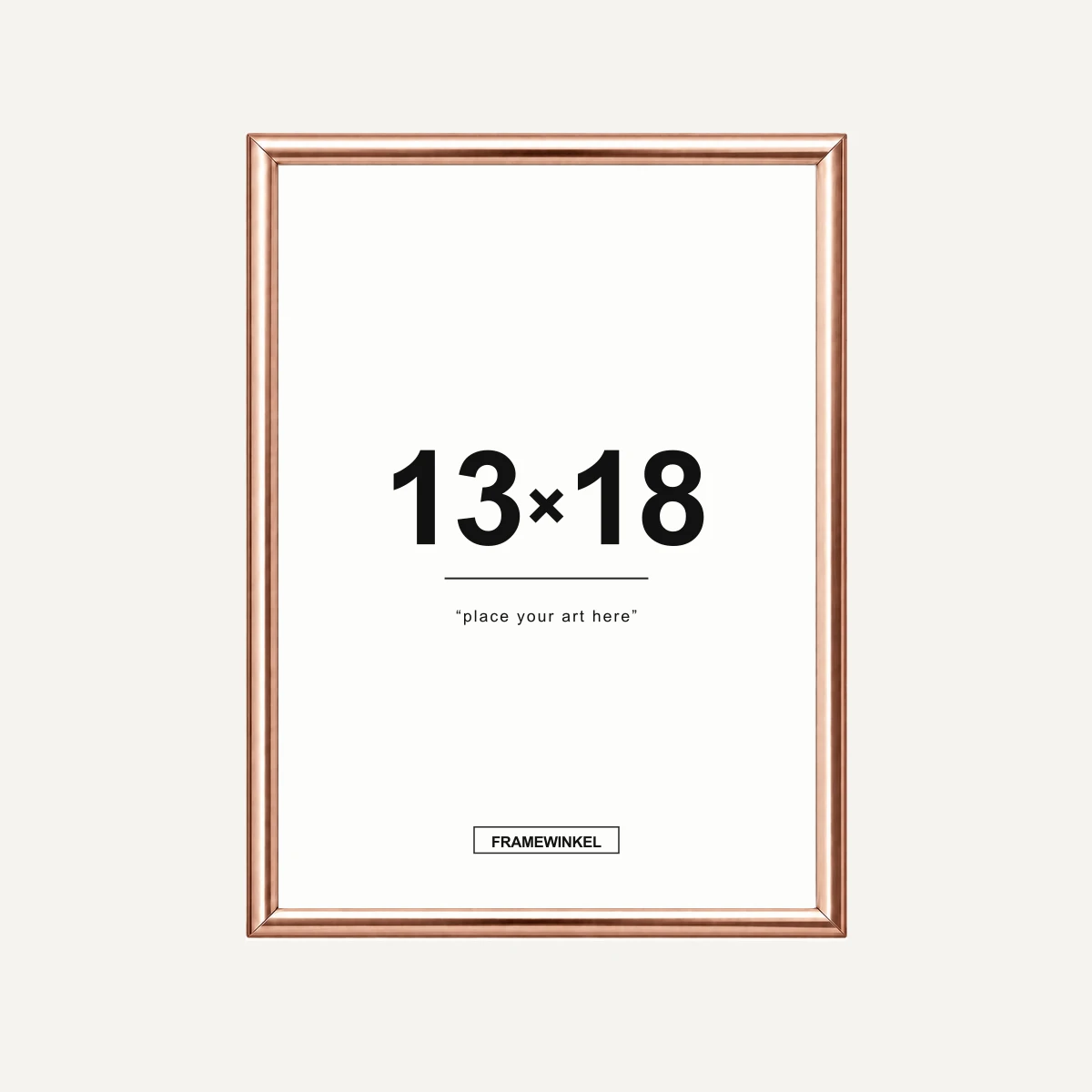 Rosé fotolijst · 13 × 18 cm