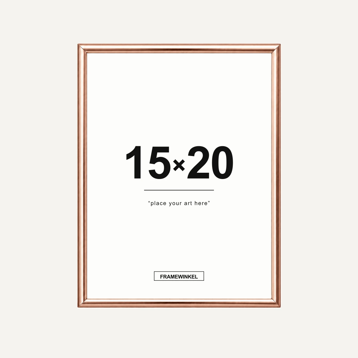 Rosé fotolijst · 15 × 20 cm