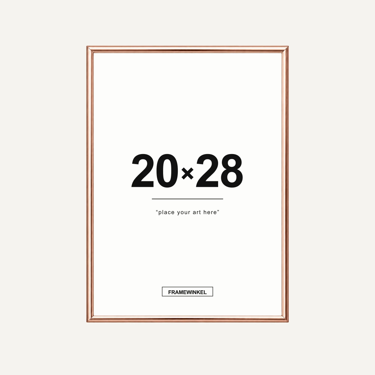 Rosé fotolijst · 20 × 28 cm