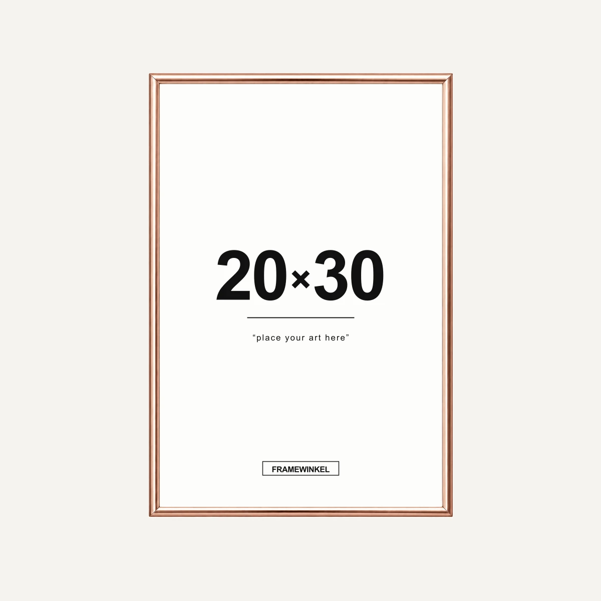 Rosé fotolijst · 20 × 30 cm