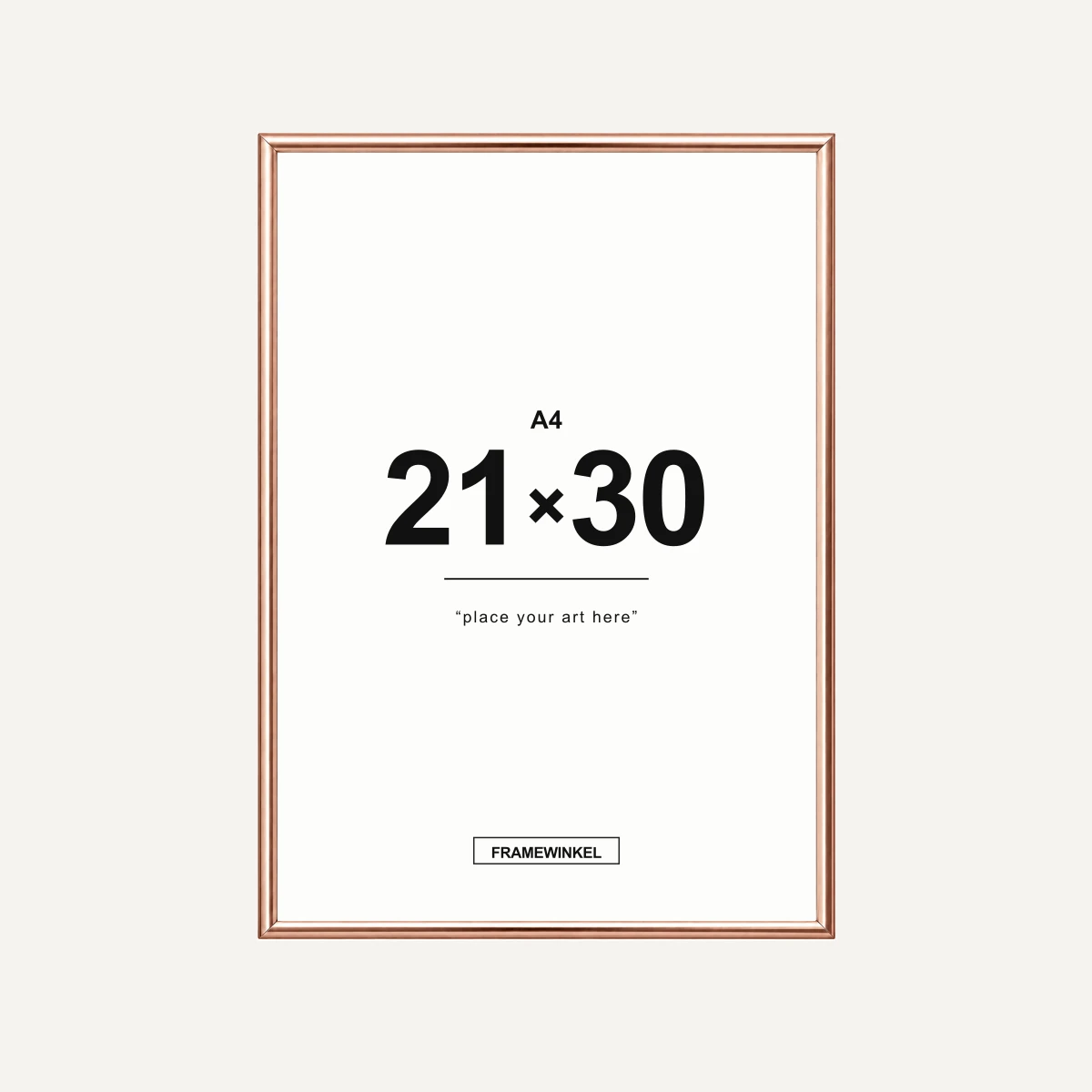 Rosé fotolijst · 21 × 30 cm (A4)