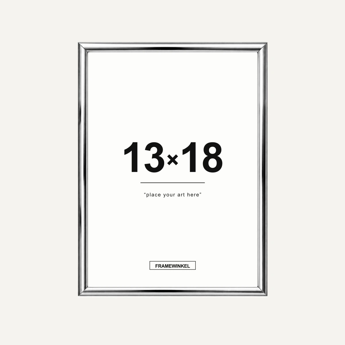 Zilveren fotolijst · 13 × 18 cm