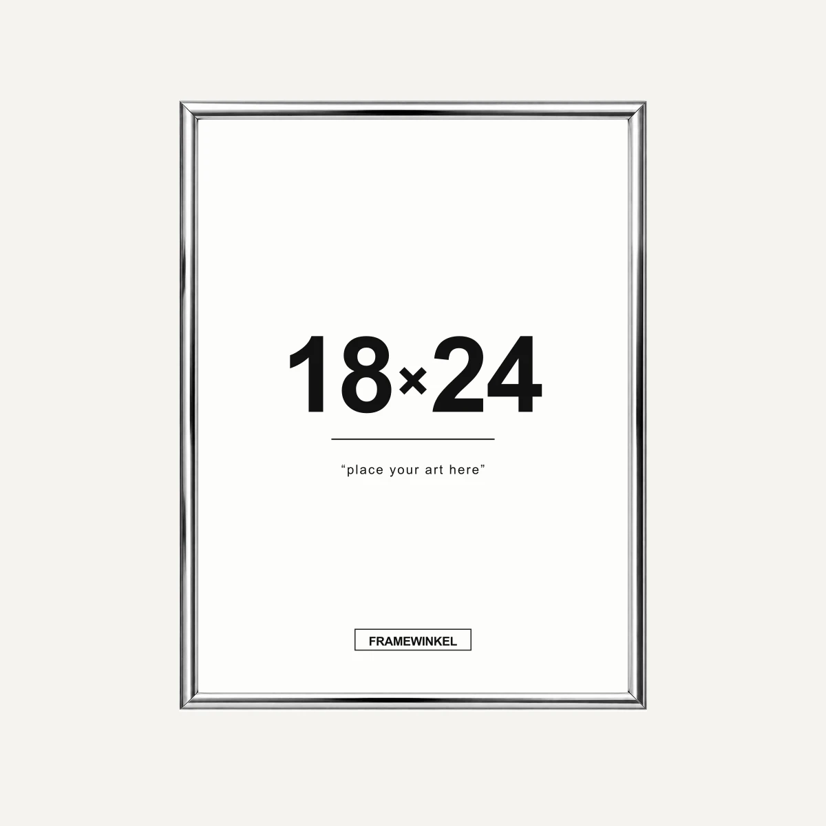 Zilveren fotolijst · 18 × 24 cm