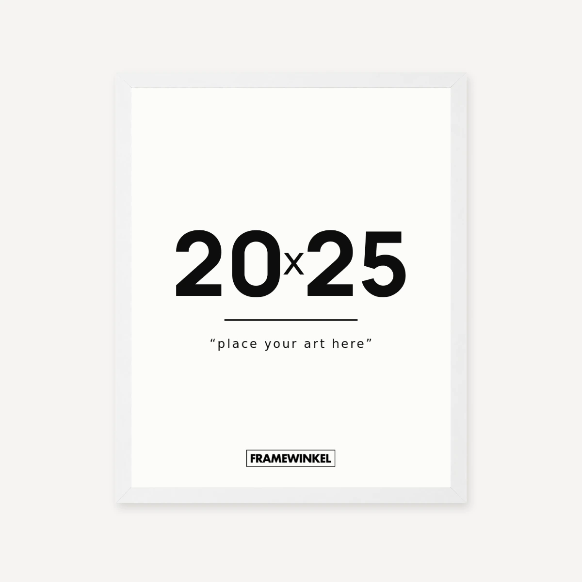 Witte fotolijst · 20 × 25 cm