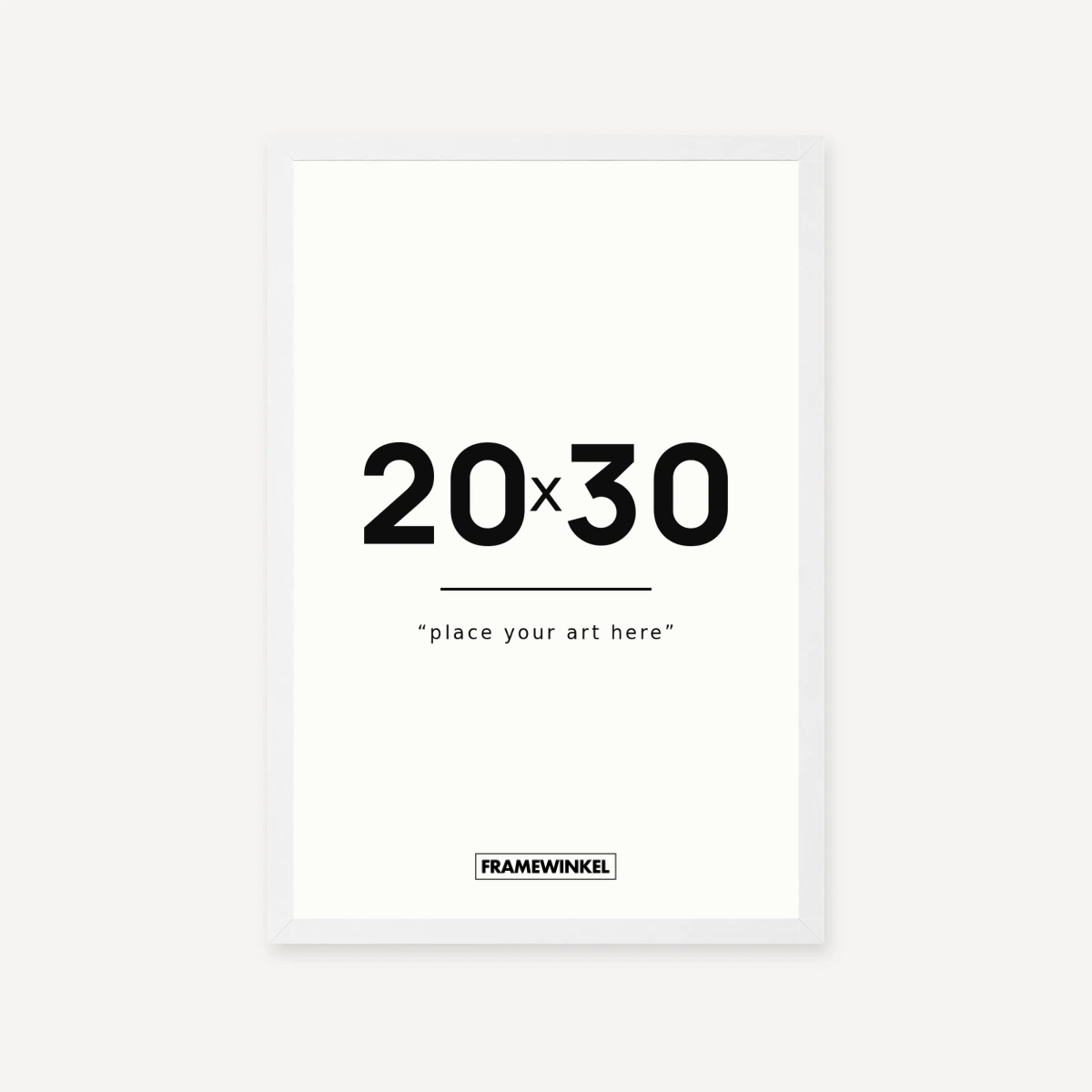 Witte fotolijst · 20 × 30 cm