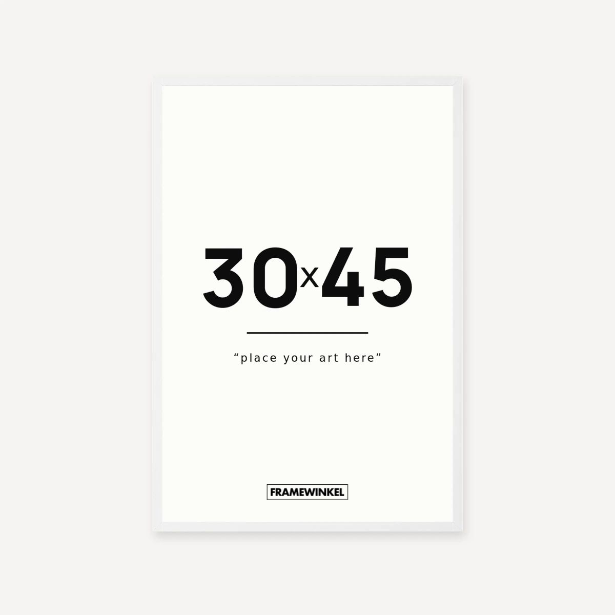 Witte fotolijst · 30 × 45 cm