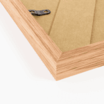 Eiken houten fotolijst 15x21 A5 Zijkant