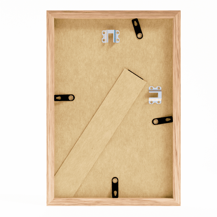 Eiken houten fotolijst 20x30 achterzijde