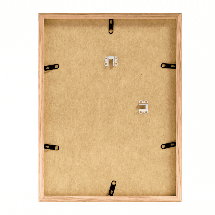 Eiken houten fotolijst 30x40 Achterzijde