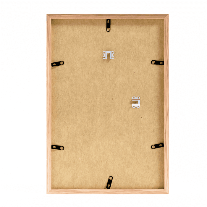 Eiken houten fotolijst 30x45 Achterzijde