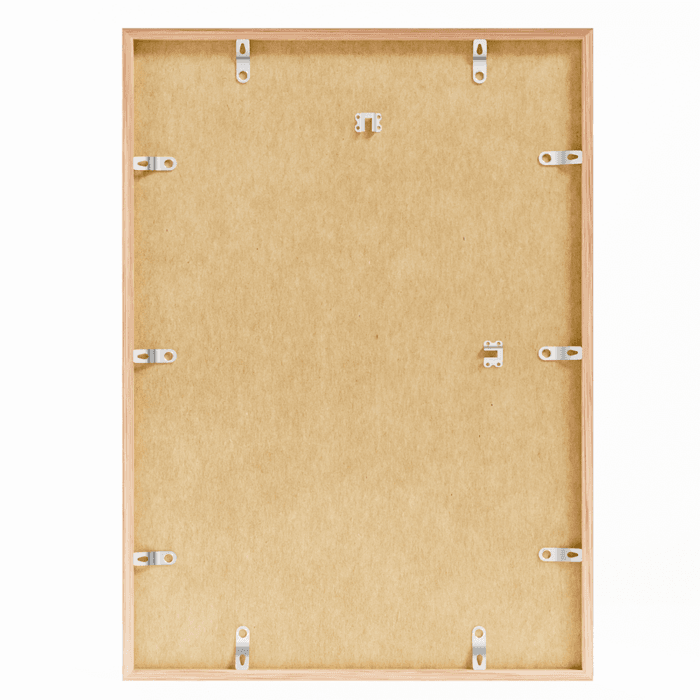 Eiken houten fotolijst 50x70 B2 Achterzijde