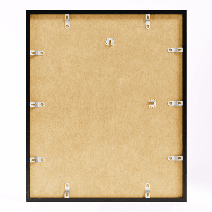 Zwart houten fotolijst 50x60 Achterzijde