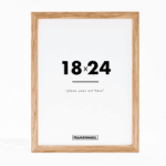 Eiken houten fotolijst 18x24